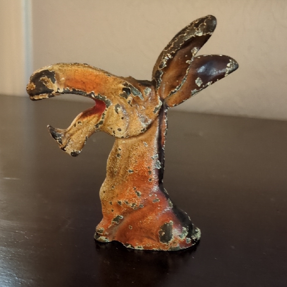 Vintage Hubley Manufacturing Company, cast iron figural bottle opener